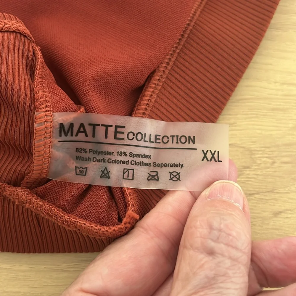 NWOT Matte Collection Ribbed Bikini Set - Picture 4 of 10